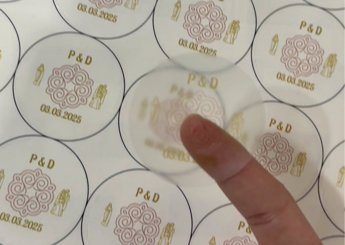 Transparent Custom Stickers