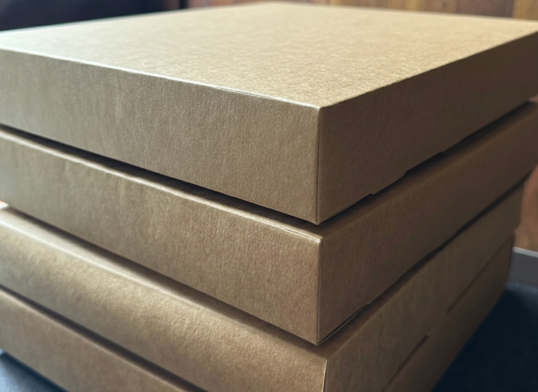 Plain/Non-Printed Kraft Self-lock Box