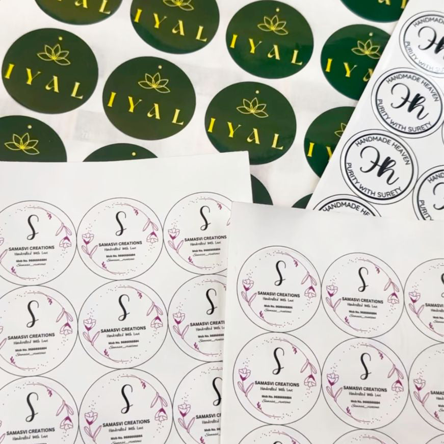 Standard Custom Stickers – The Box & Label Co