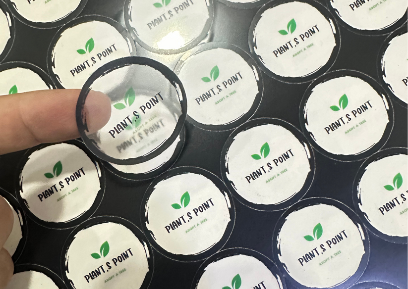Transparent Custom Stickers – The Box & Label Co
