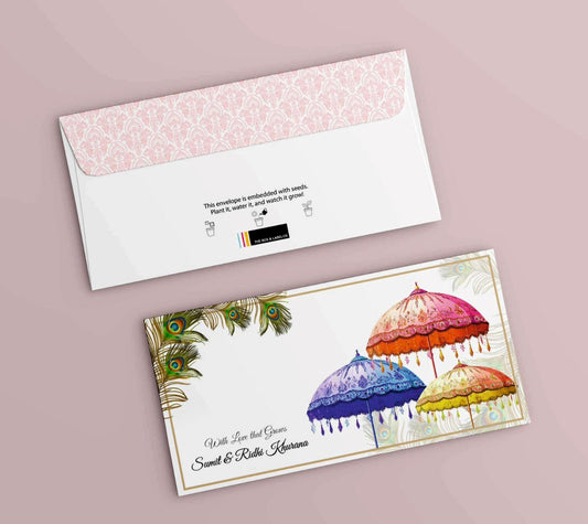 Mor Mahal – The Palace of Peacocks Seed Paper Envelope