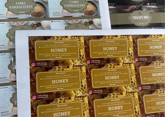 Standard Custom labels – The Box & Label Co