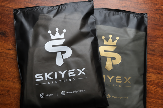 Black Frosted Zipper Bags