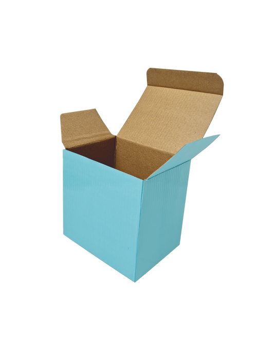 Corrugated tuck-in box (4.5x3.5x4.25")